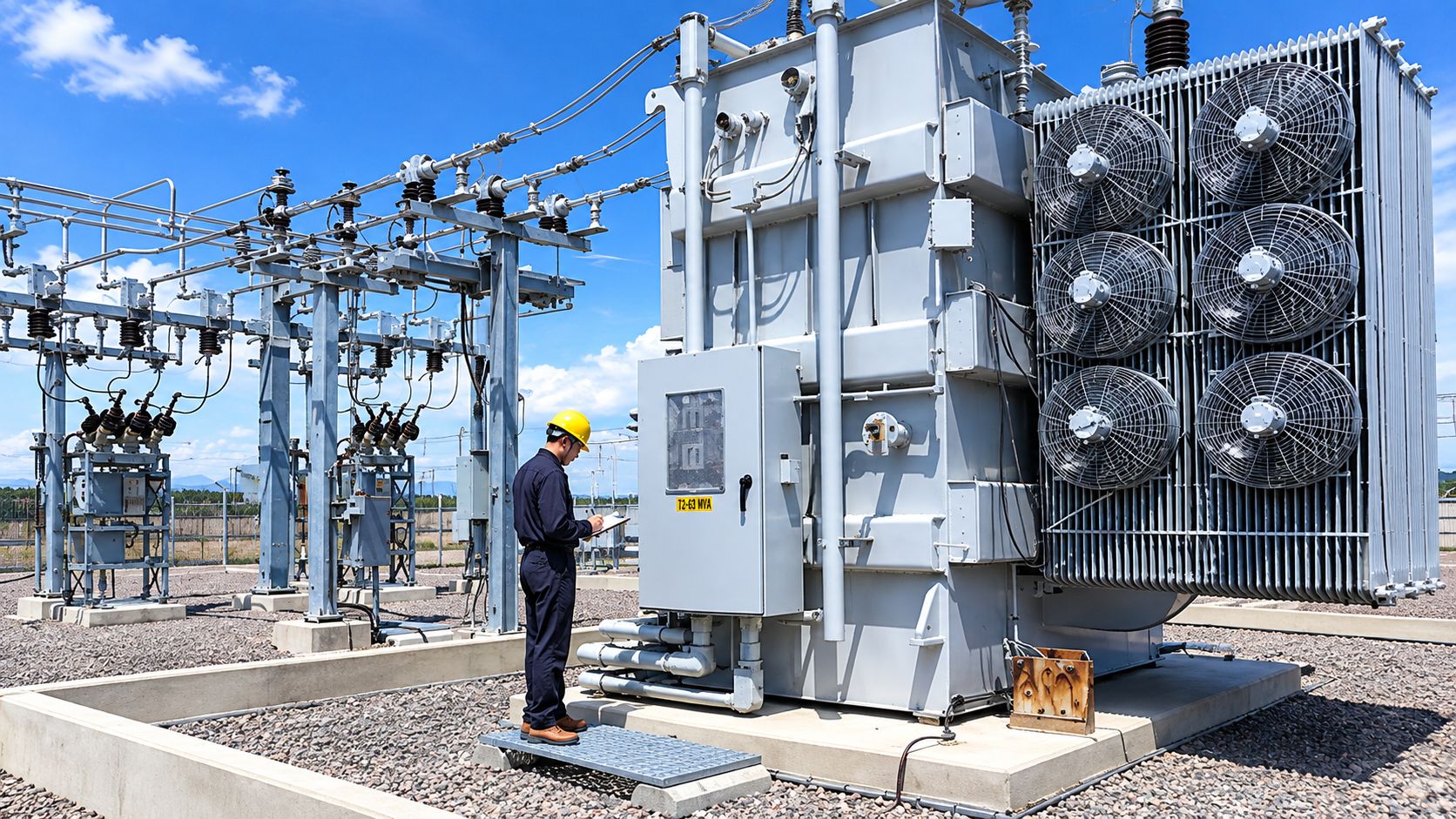 Nhà máy cần lắp đặt trạm biến áp công suất lớn